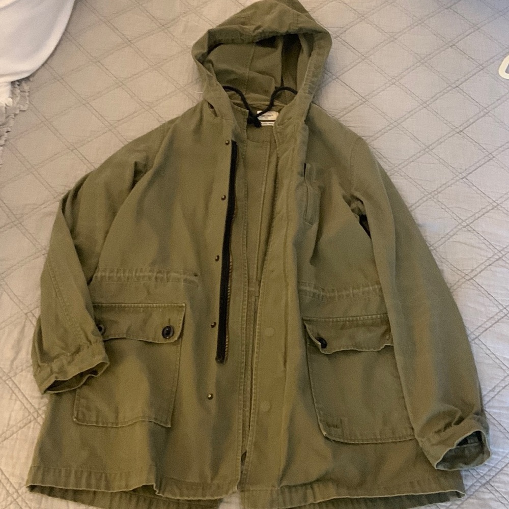 Pretty Penny Stock The Penny Parka - size Medium - Olive Green